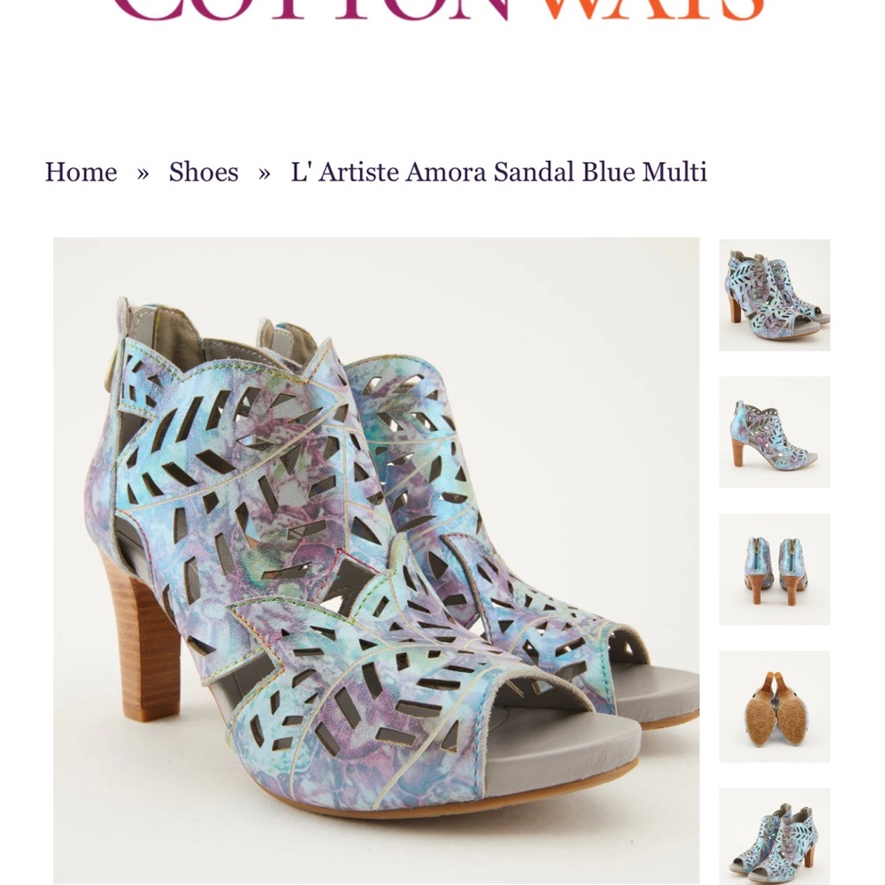 L'Artiste Floral Sandals